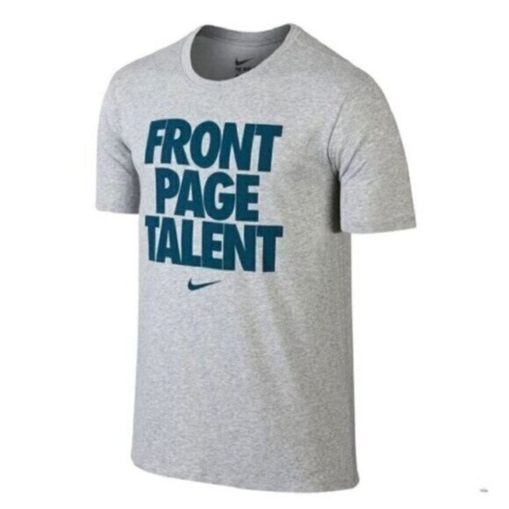 Nike Men’s Front Page Talent Crewneck Grey T-Shirt XL